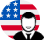 Male voices with American accents